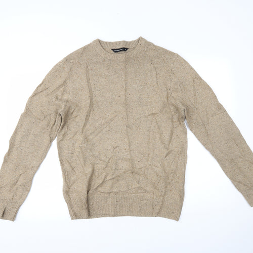 Primark Mens Beige   Pullover Jumper Size S