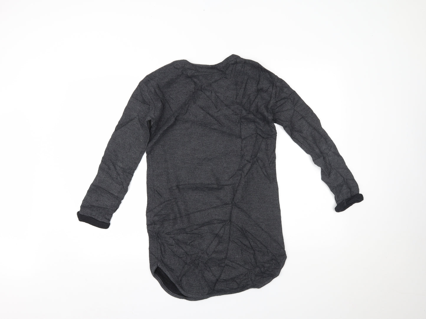 Topshop Womens Grey   Basic Blouse Size 8