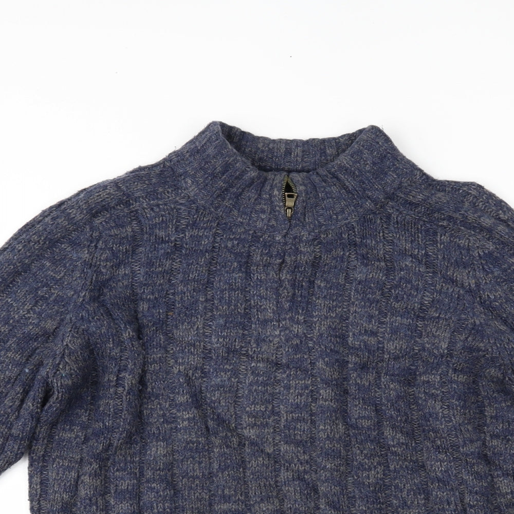 Marks and Spencer Mens Blue   Pullover Jumper Size M