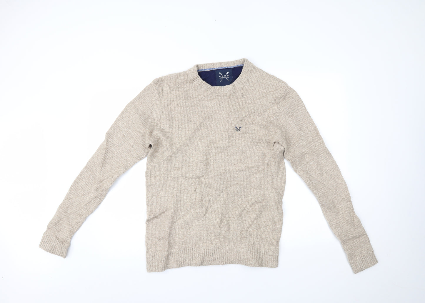 Crew Clothing Mens Beige   Pullover Jumper Size M
