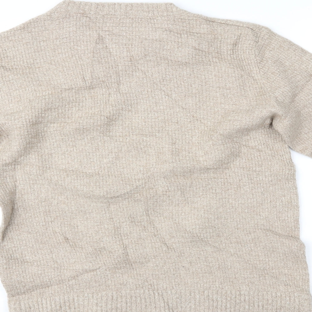 Crew Clothing Mens Beige   Pullover Jumper Size M