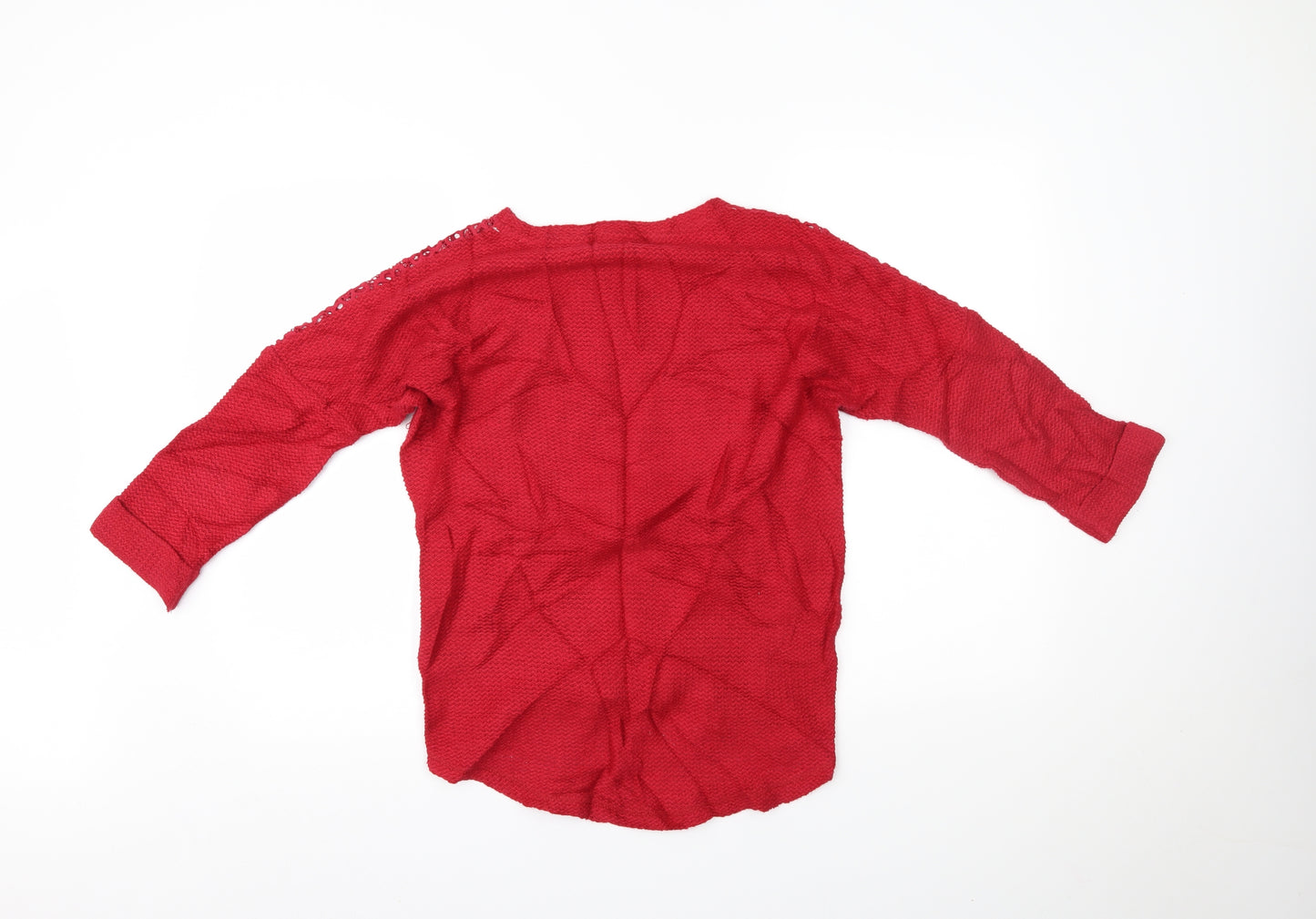 NEXT Womens Red   Basic Blouse Size 8