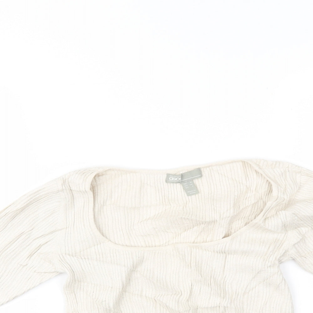 ASOS Womens Beige   Camisole Blouse Size 8