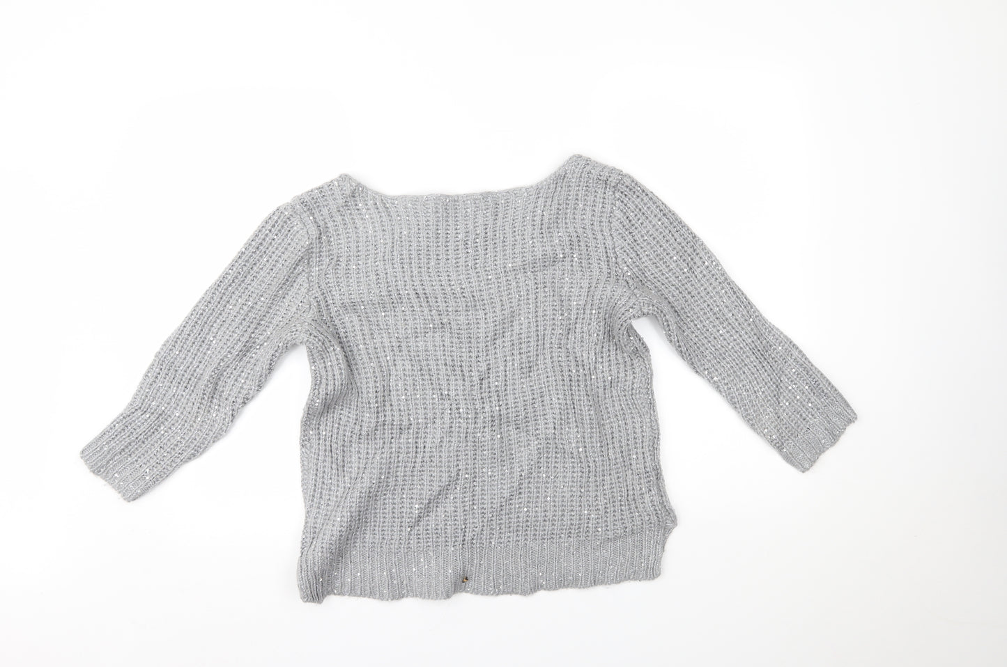 Oasis Womens Grey   Pullover Jumper Size S