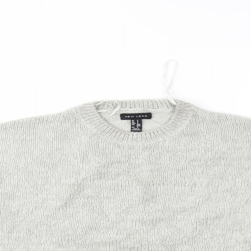 New Look Womens Grey   Pullover Jumper Size S