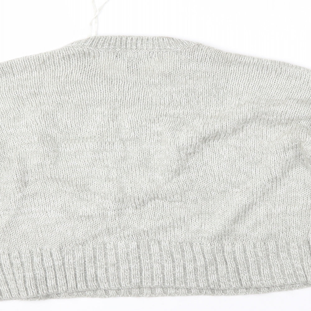 New Look Womens Grey   Pullover Jumper Size S