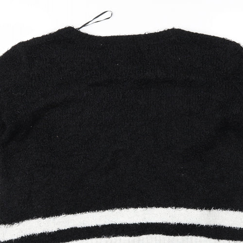 H&M Womens Black   Pullover Jumper Size XS