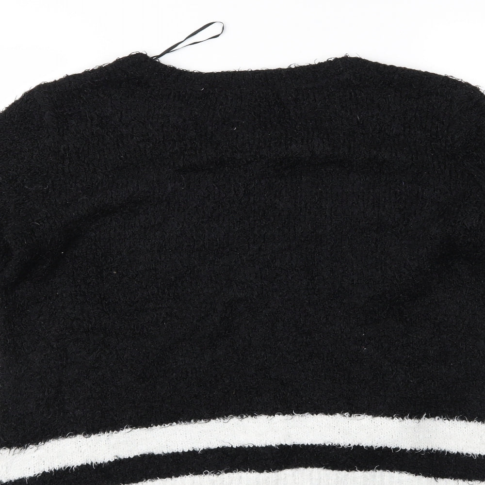 H&M Womens Black   Pullover Jumper Size XS