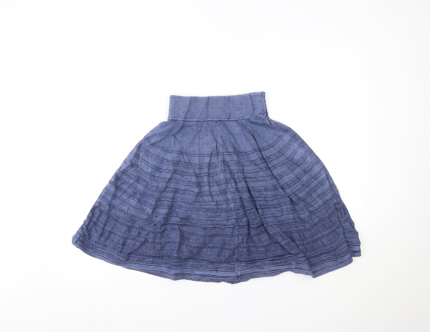 Fat Face Womens Blue   Skater Skirt Size 6