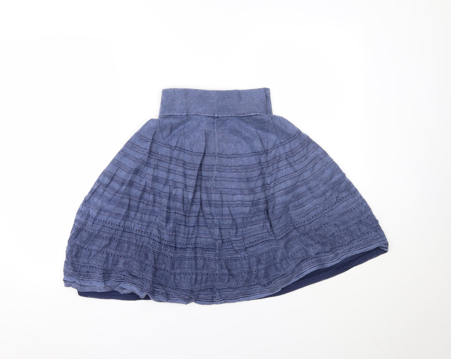 Fat Face Womens Blue   Skater Skirt Size 6