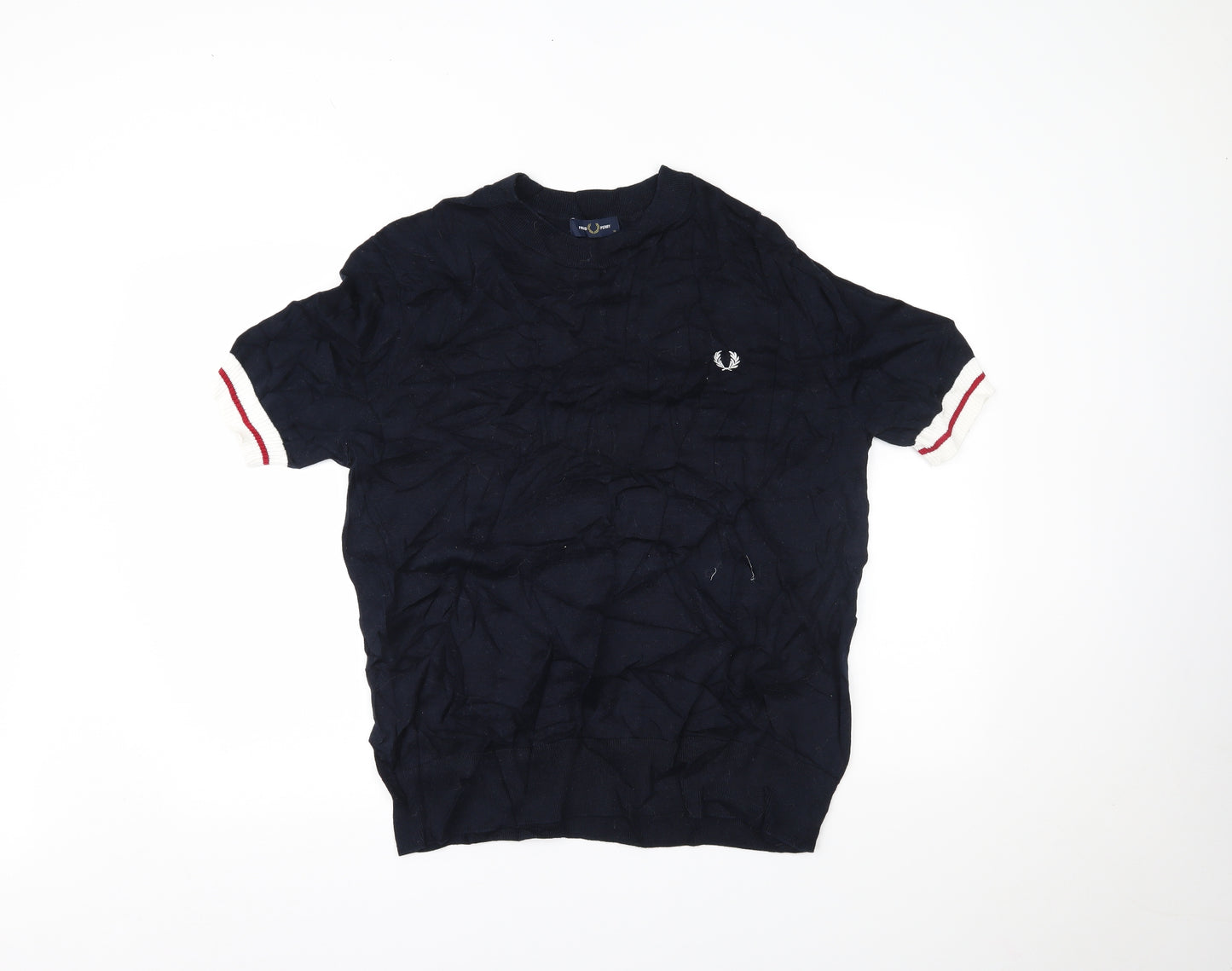 Fred Perry Mens Blue    T-Shirt Size XL