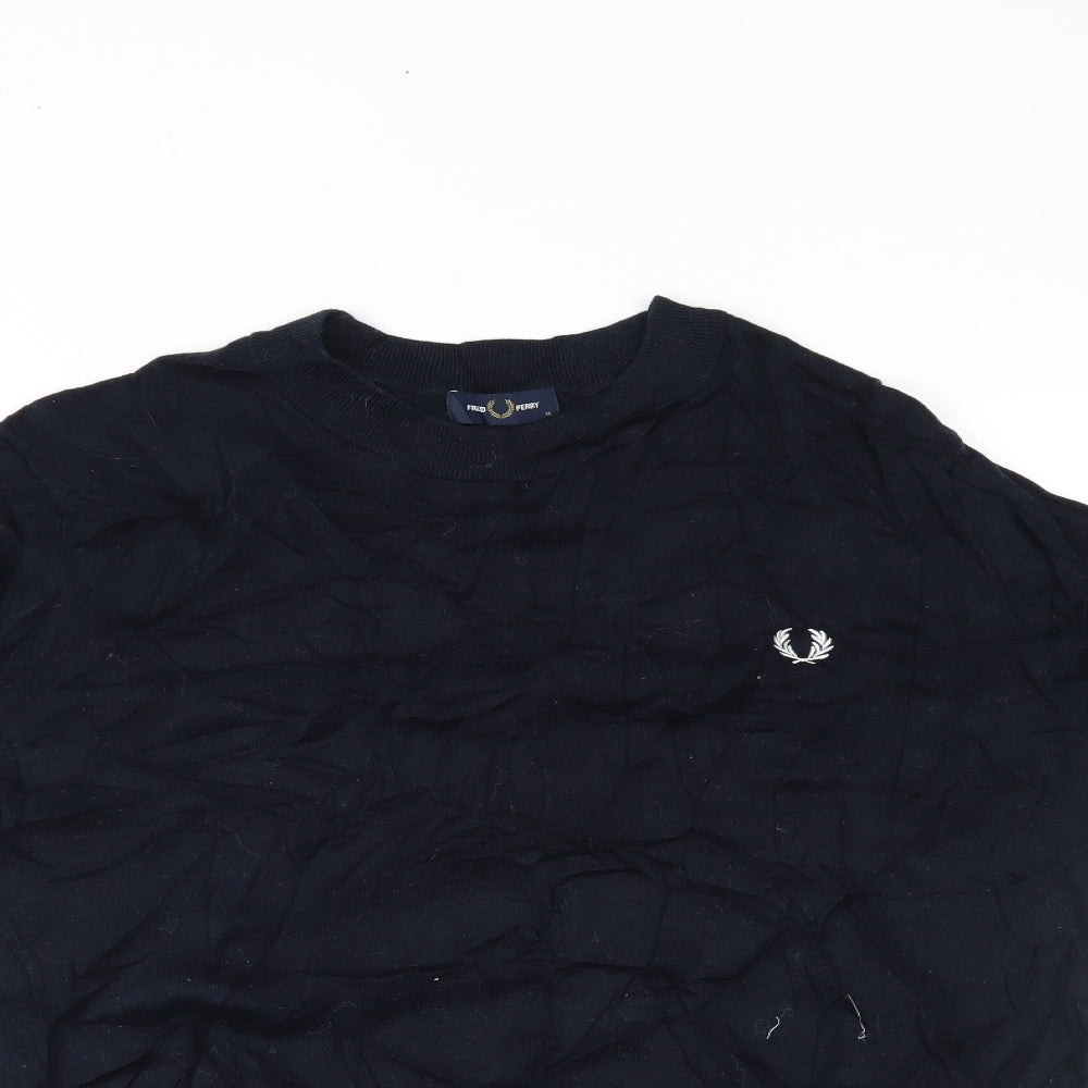 Fred Perry Mens Blue    T-Shirt Size XL