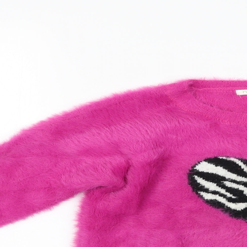 NEXT Girls Pink   Pullover Jumper Size 8 Years