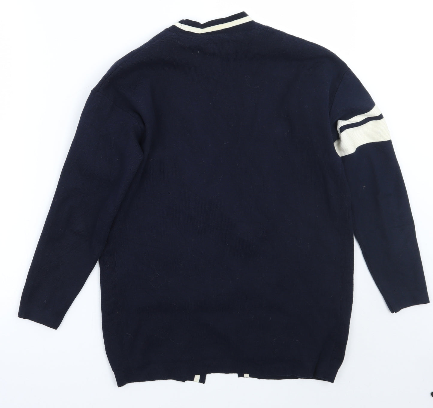 Zara Mens Blue   Cardigan Jumper Size S