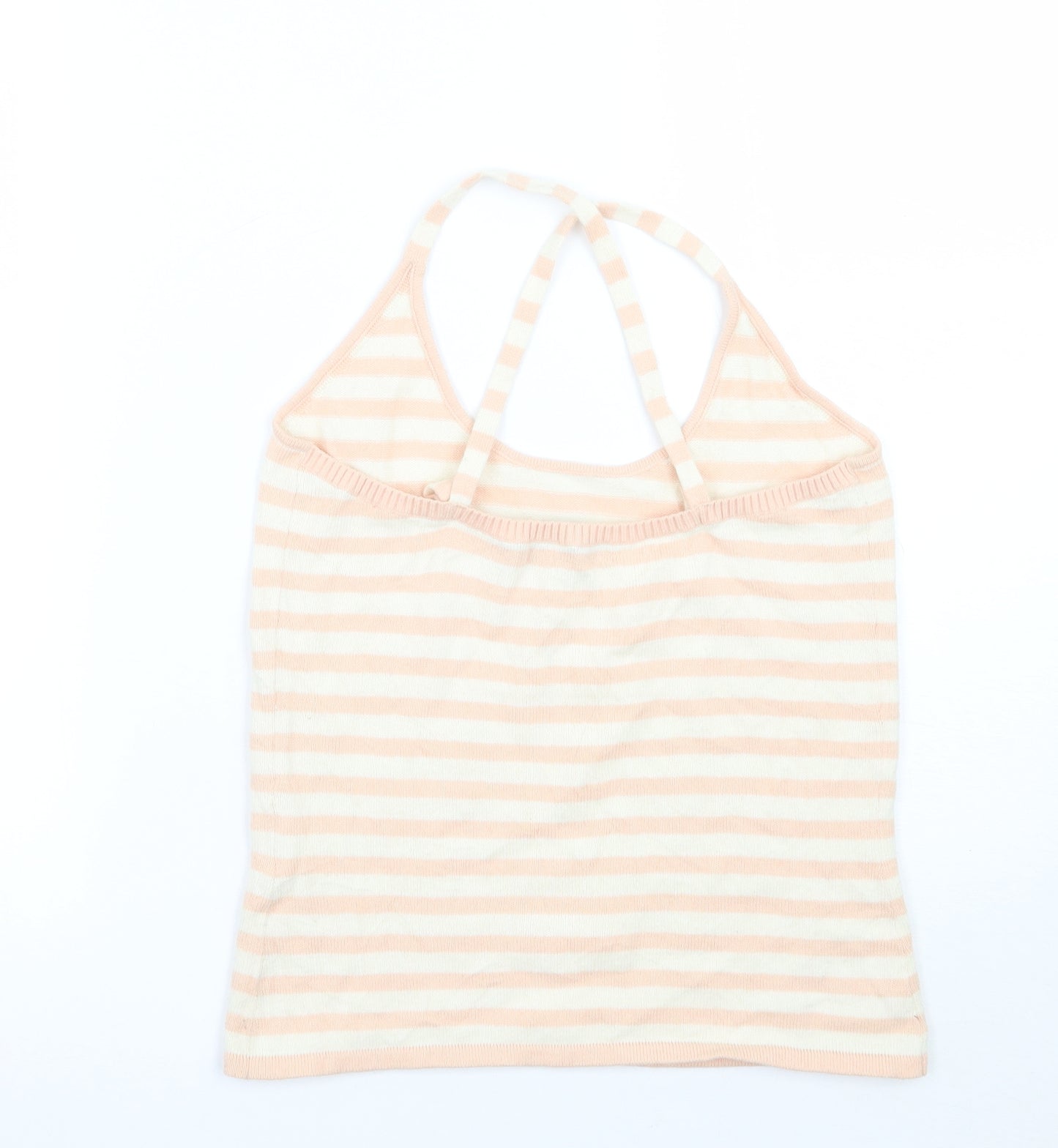 Fenn Wright Manson Womens Pink Striped  Basic T-Shirt Size M