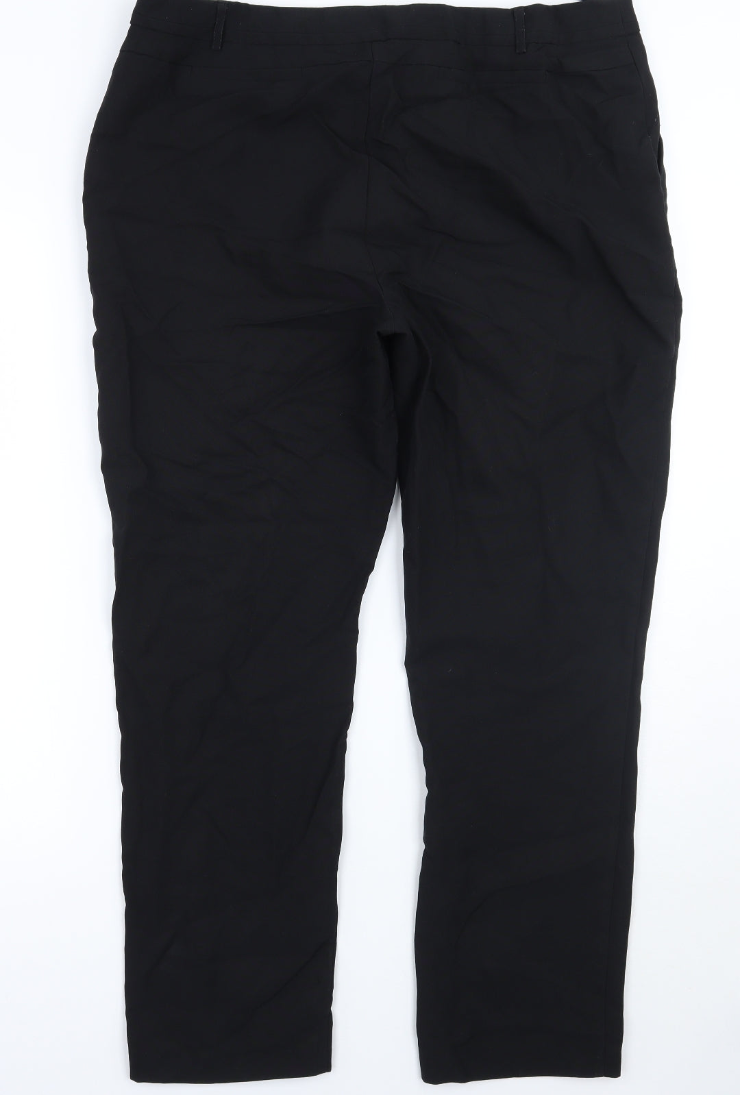 Tapered Womens Black   Trousers  Size 16 L28 in