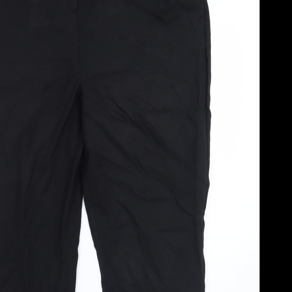 Tapered Womens Black   Trousers  Size 16 L28 in