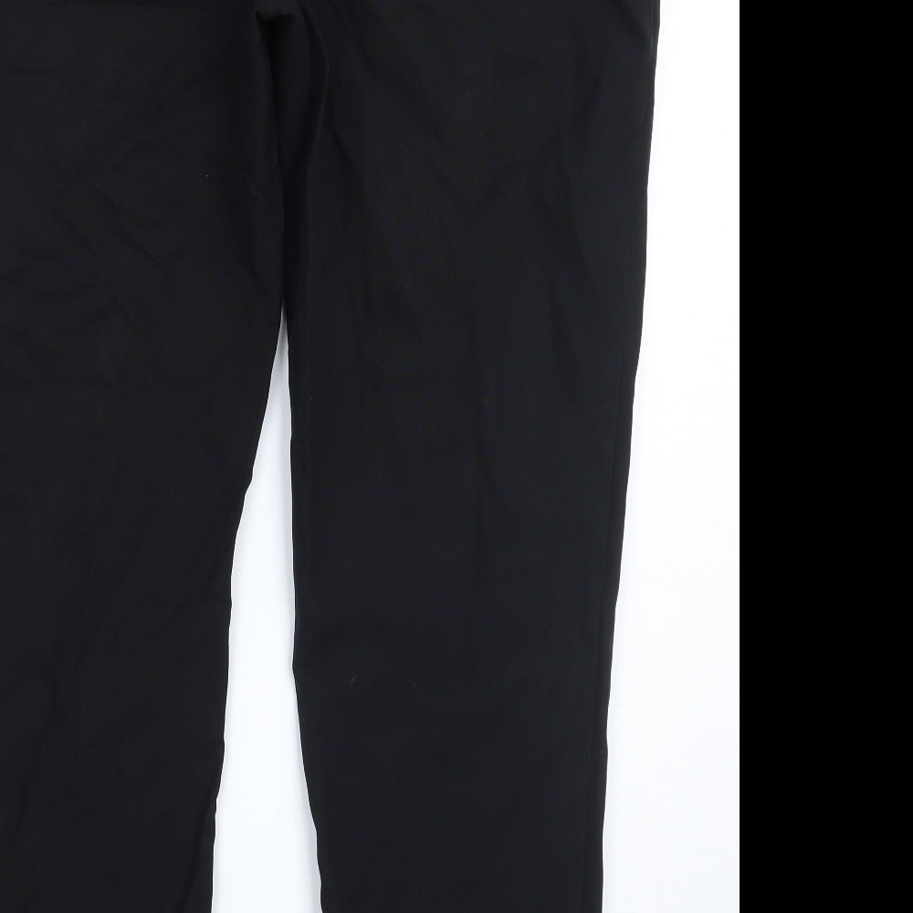 Tapered Womens Black   Trousers  Size 16 L28 in