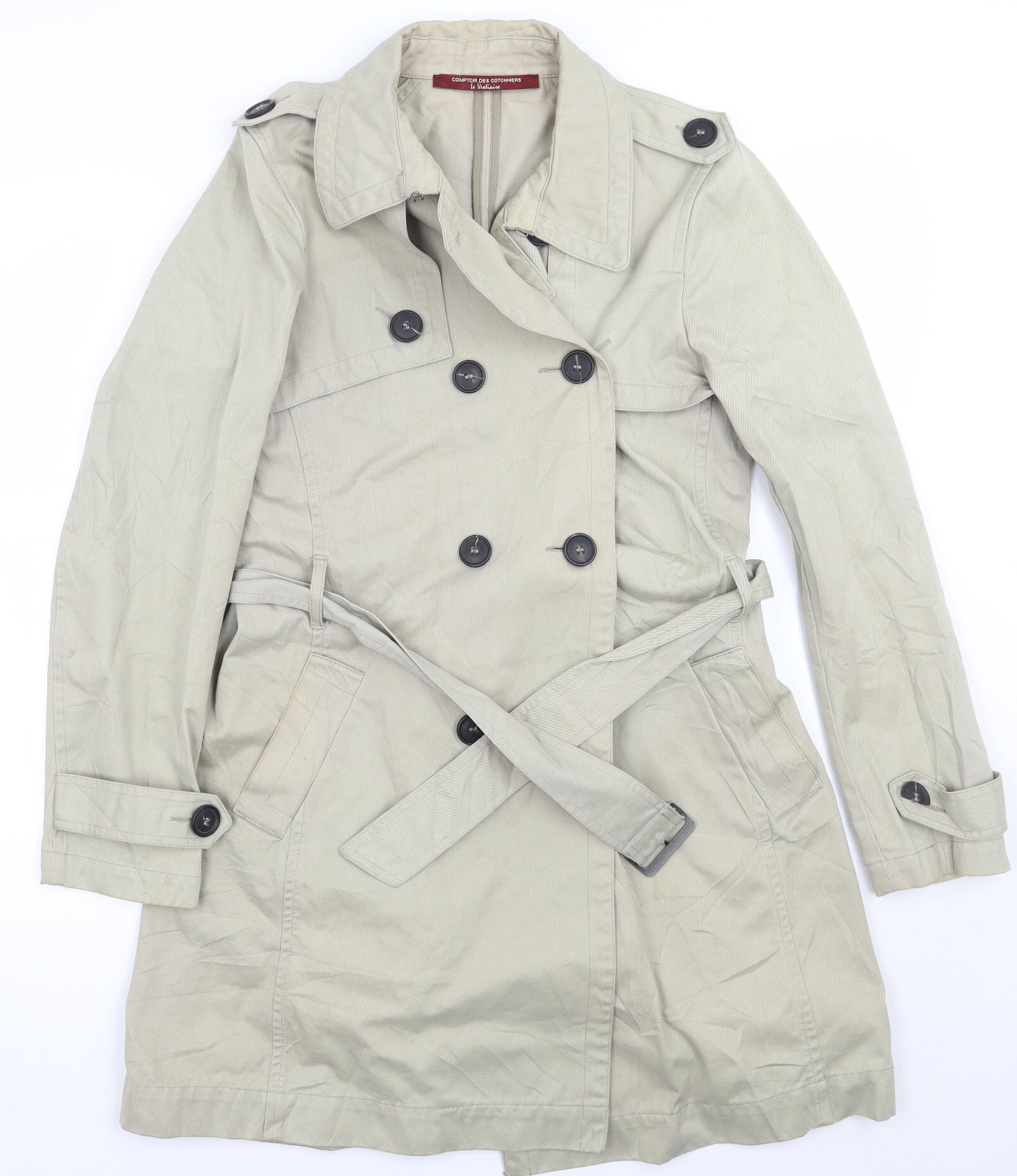 Comptoir des Cotonniers Womens Green   Jacket Coat Size 40