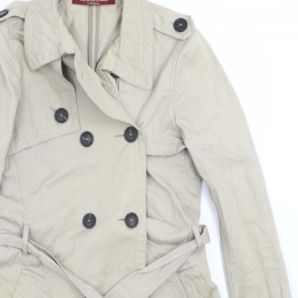 Comptoir des Cotonniers Womens Green   Jacket Coat Size 40