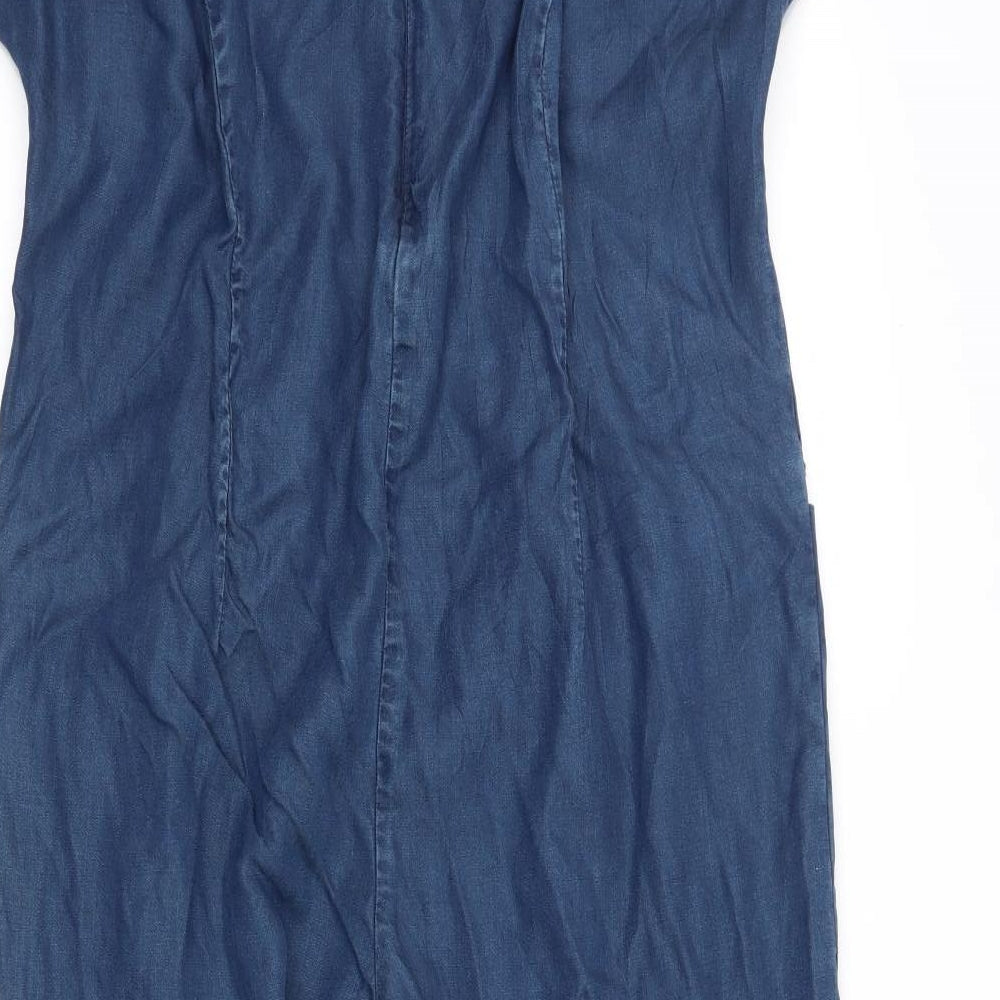 Preworn Womens Blue   Jumpsuit One-Piece Size 10