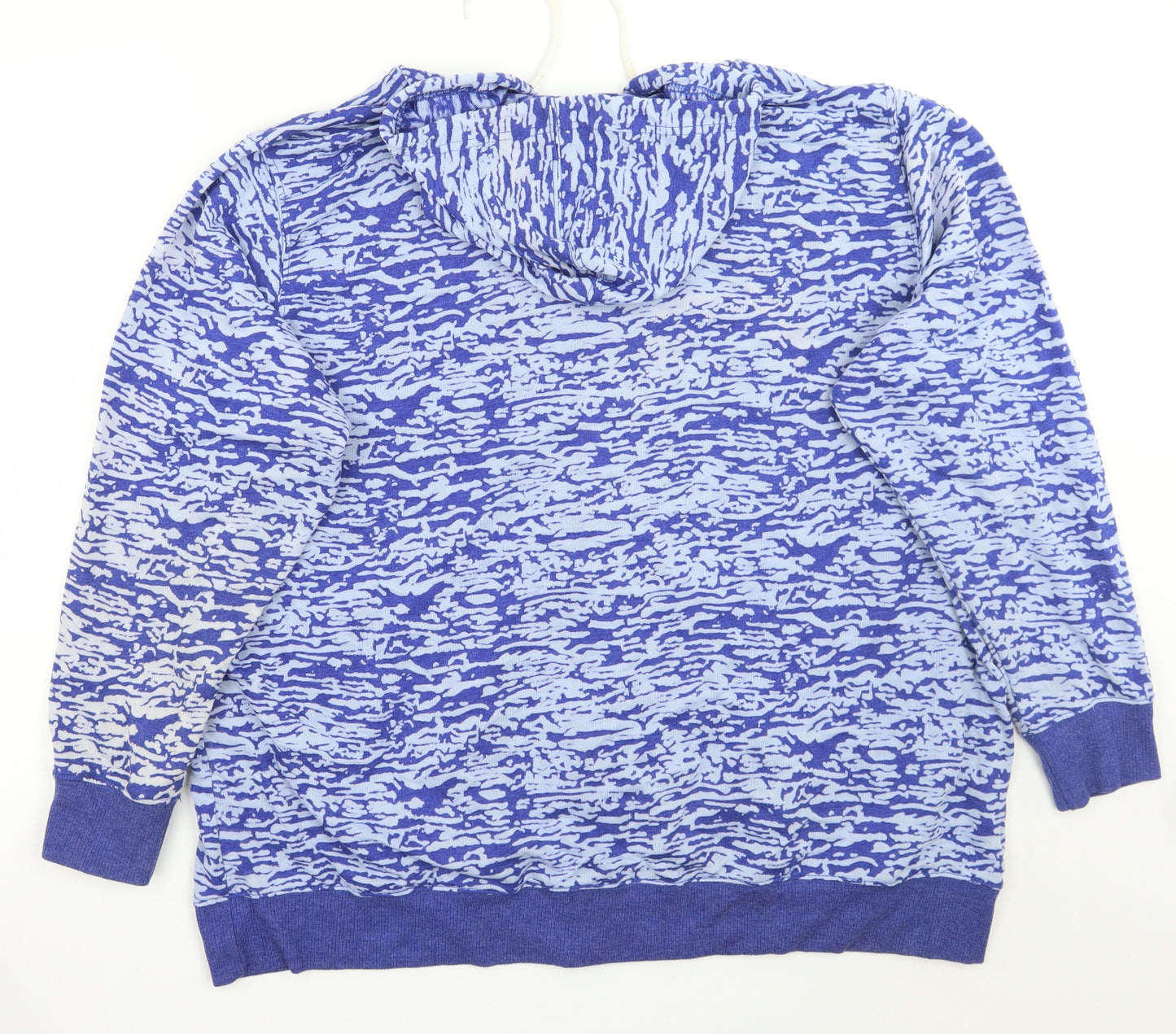 Simplybe Womens Blue Animal Print  Jacket  Size 26