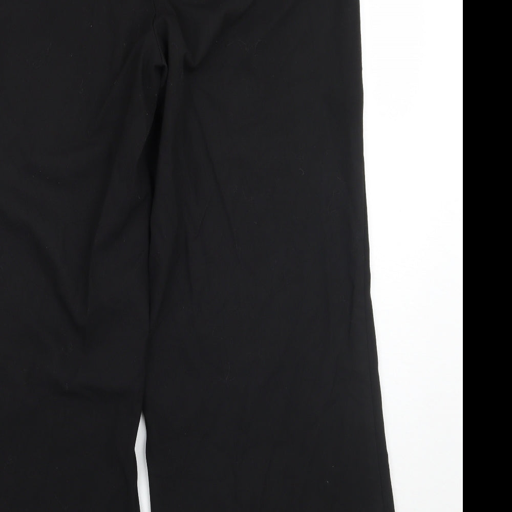 Essentials Womens Black   Trousers  Size 16 L27 in