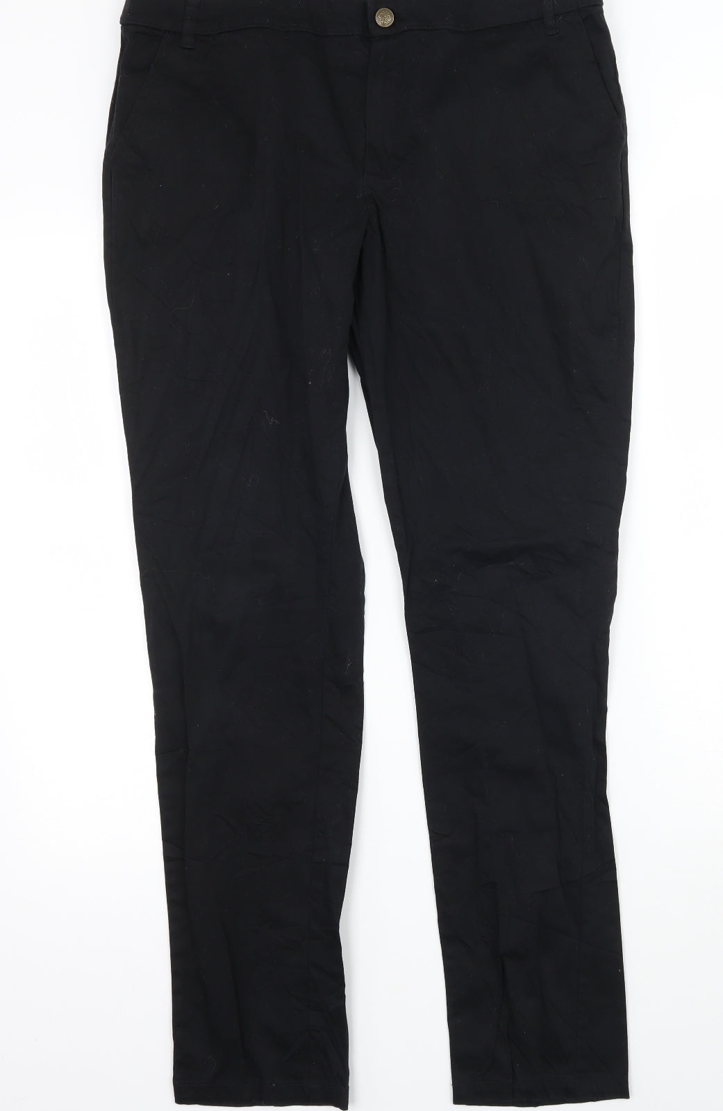 Mango Womens Black   Trousers  Size 14 L30 in