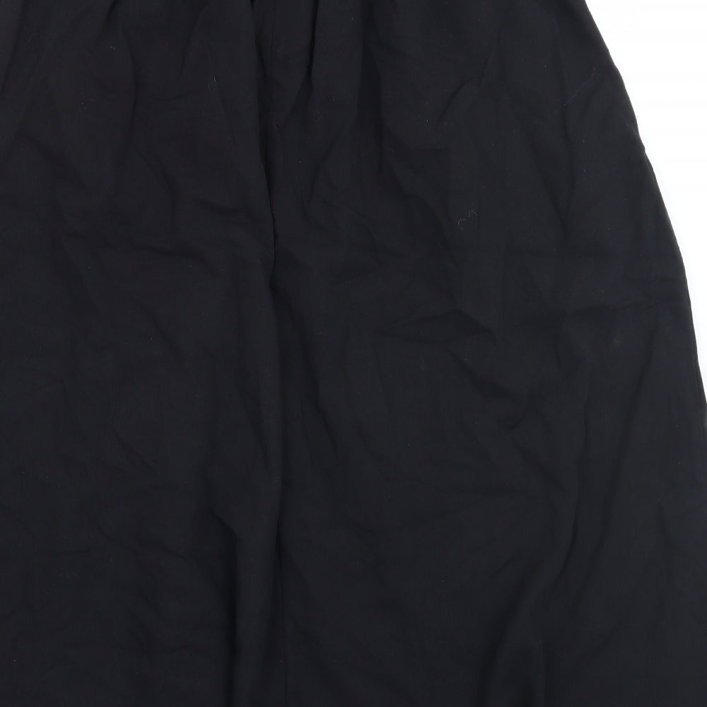 Design essentials Womens Black  Rayon A-Line Skirt Size 16