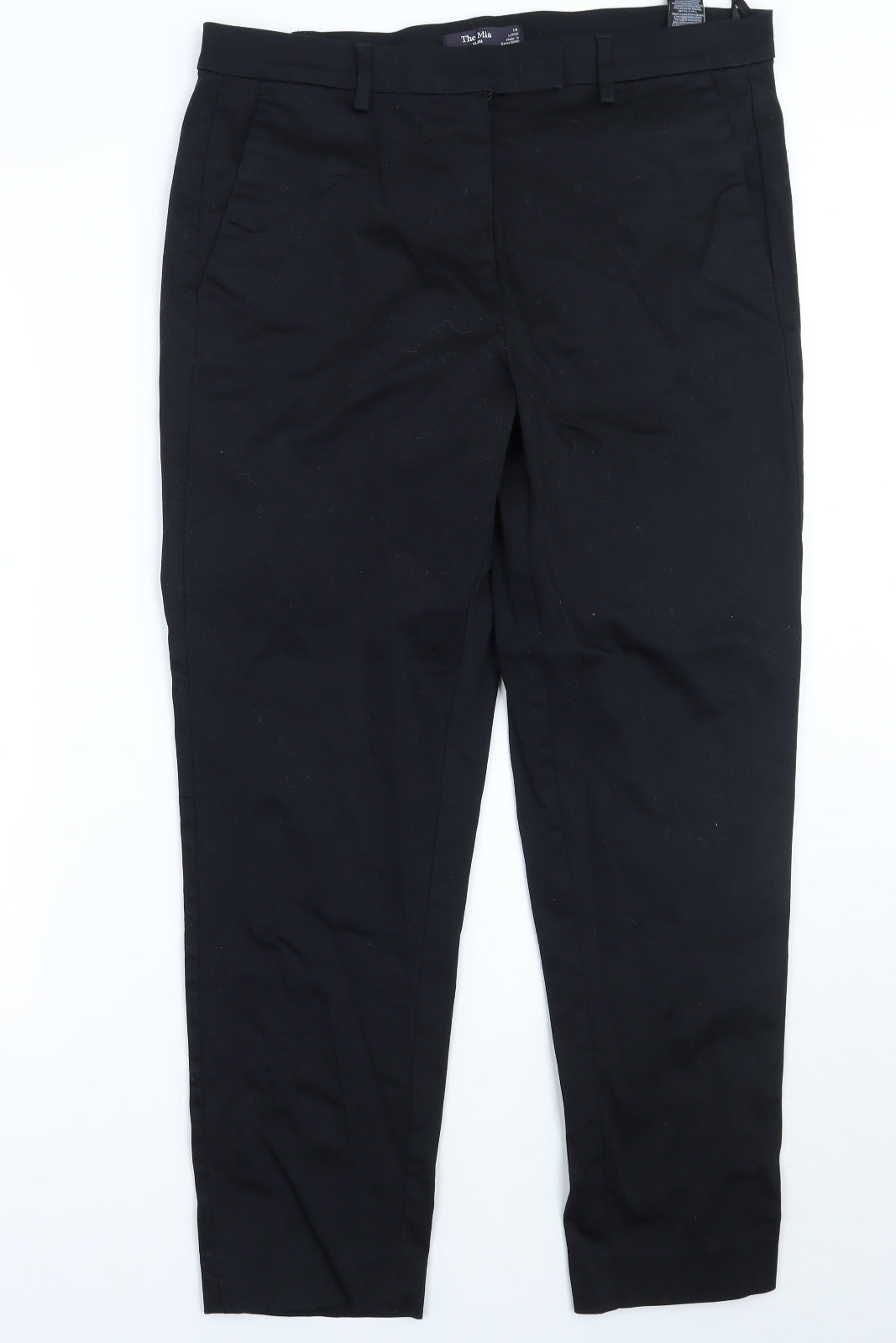 Marks and Spencer Womens Black   Trousers  Size 14 L27 in