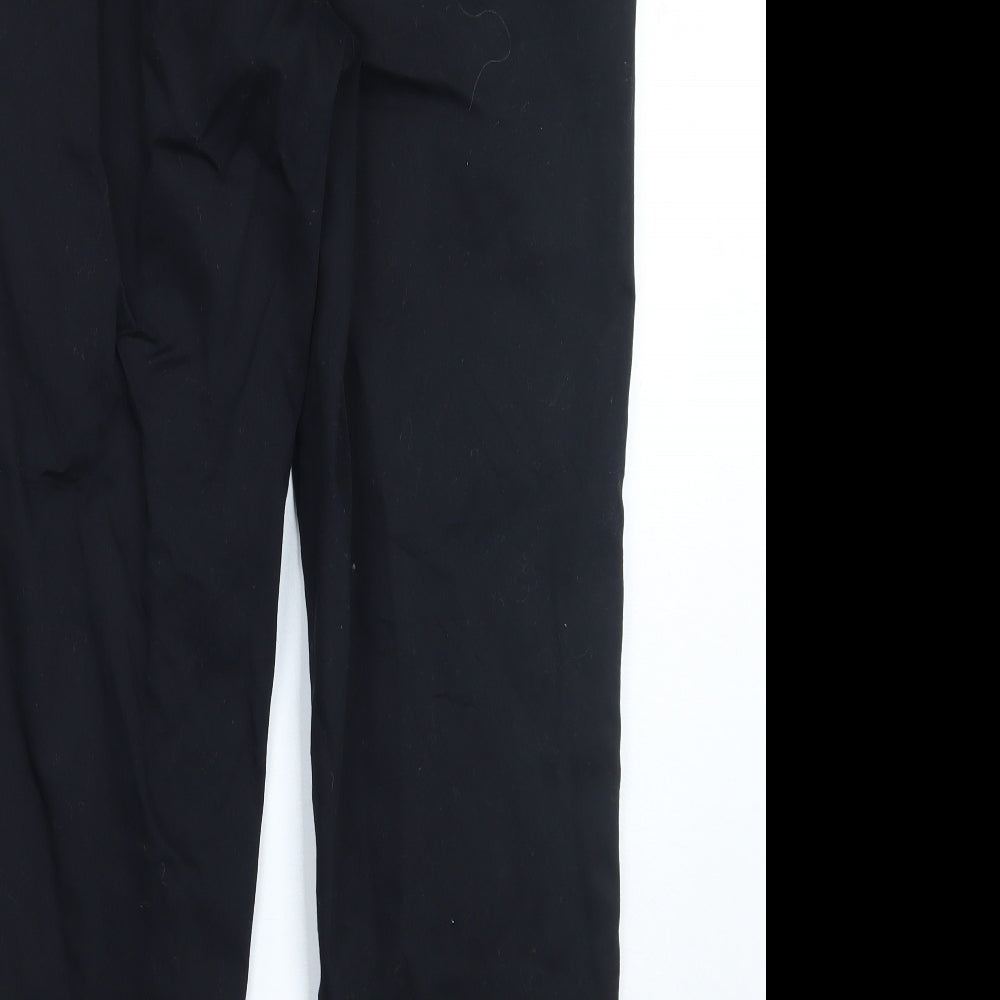 Marks and Spencer Womens Black   Trousers  Size 14 L27 in