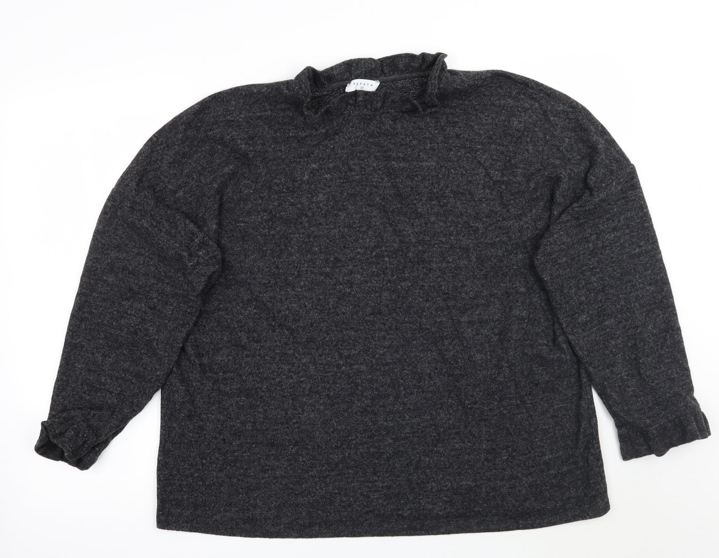 Papaya Womens Grey   Pullover Jumper Size 20