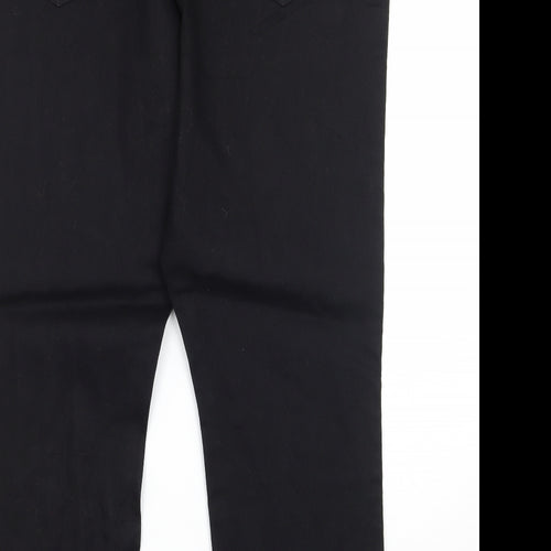 Preworn Womens Black   Straight Jeans Size 34 L27 in
