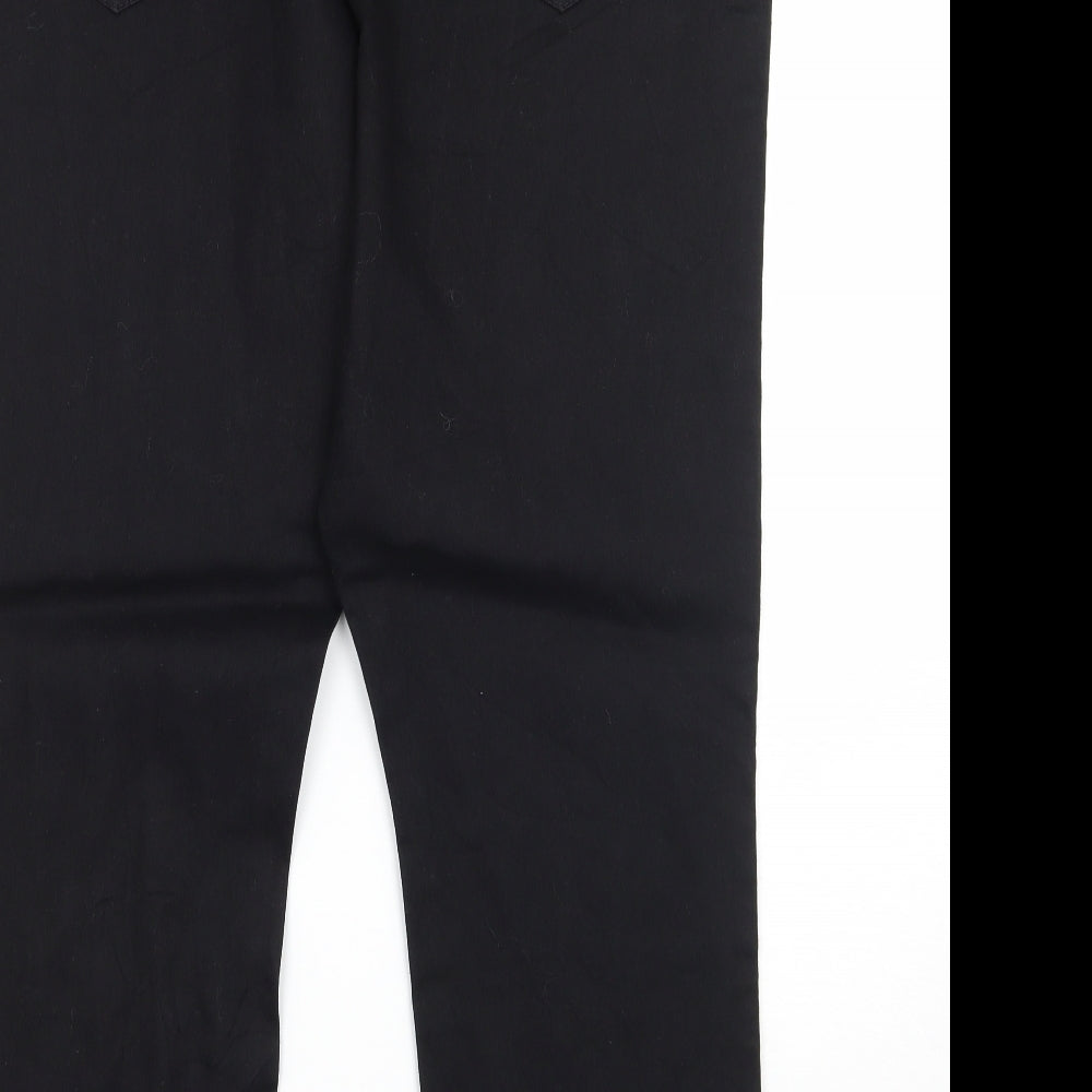 Preworn Womens Black   Straight Jeans Size 34 L27 in