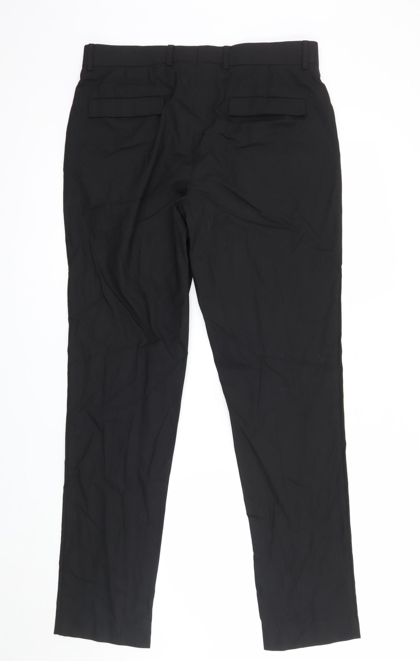 COLLUSION Mens Black   Trousers  Size 32 L32 in
