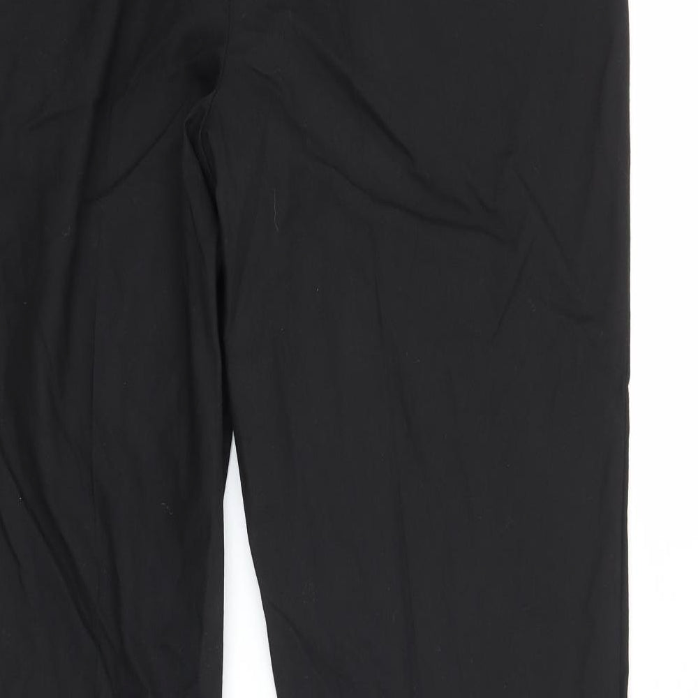COLLUSION Mens Black   Trousers  Size 32 L32 in