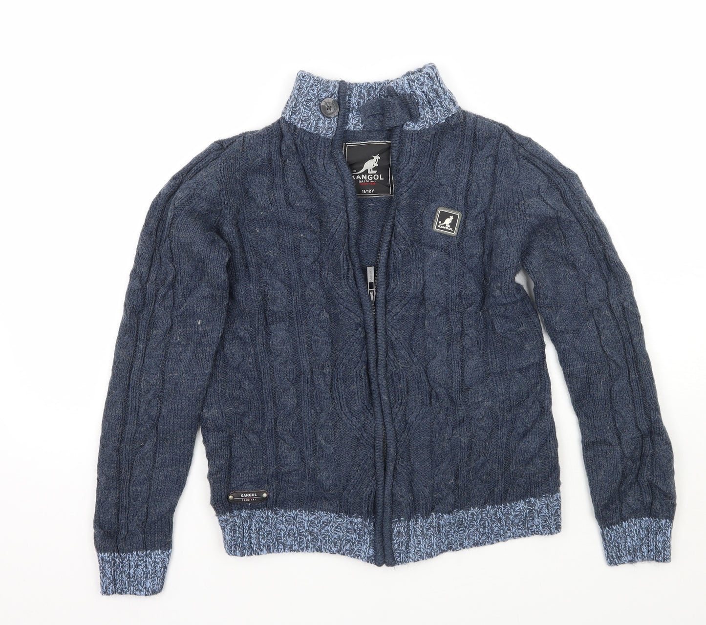 Kangol Boys Blue   Jacket Coatigan Size 12 Years