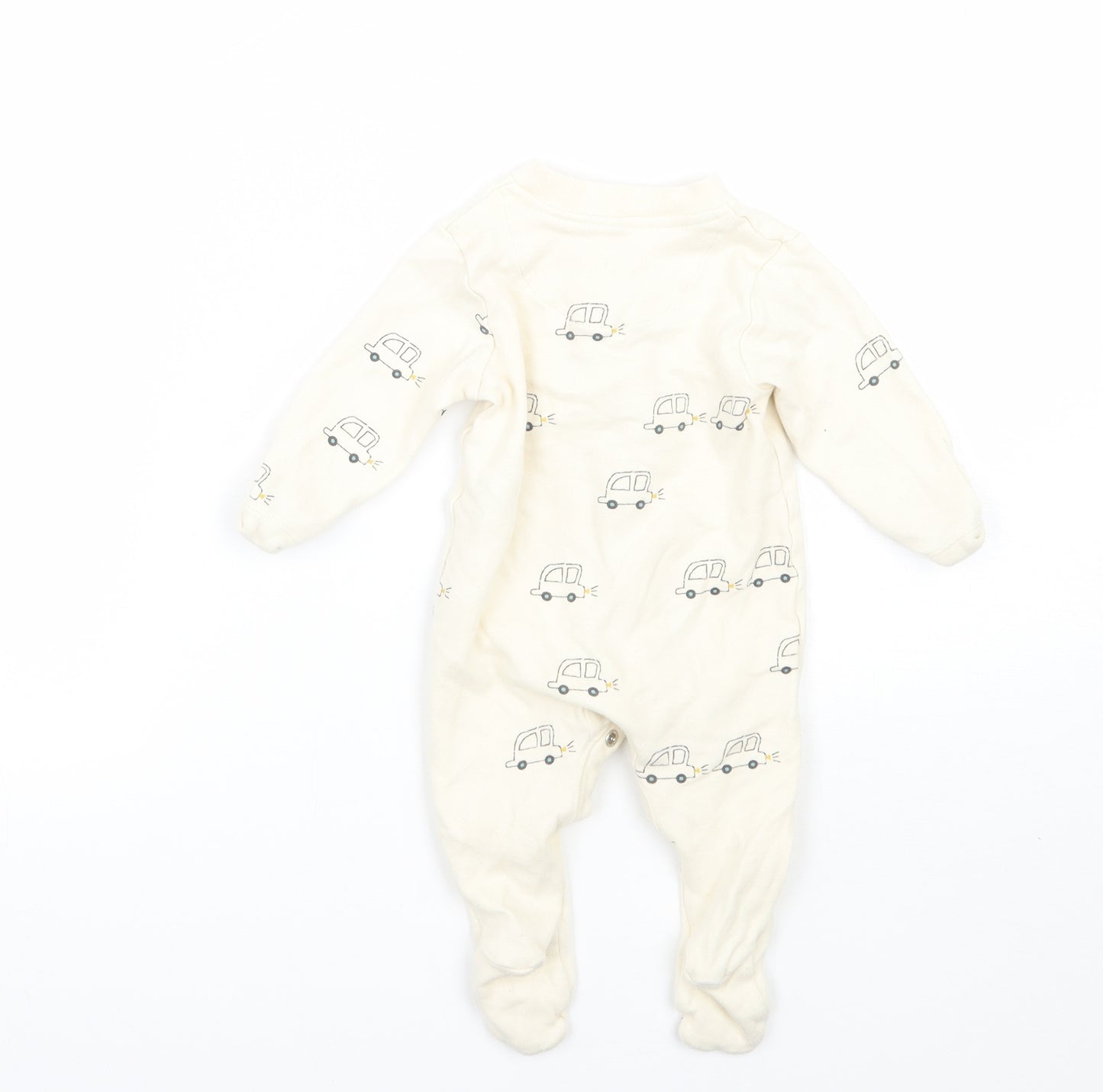 Marks and Spencer Baby Beige   Babygrow One-Piece Size 0-3 Months