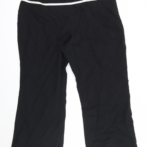 essence Womens Black   Trousers  Size 18 L25 in