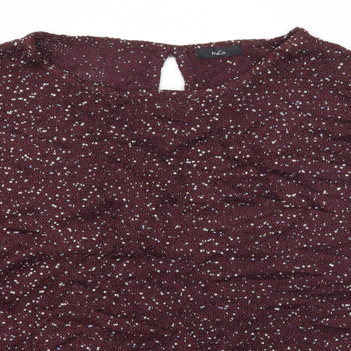 M&Co Womens Purple   Pullover Jumper Size 14