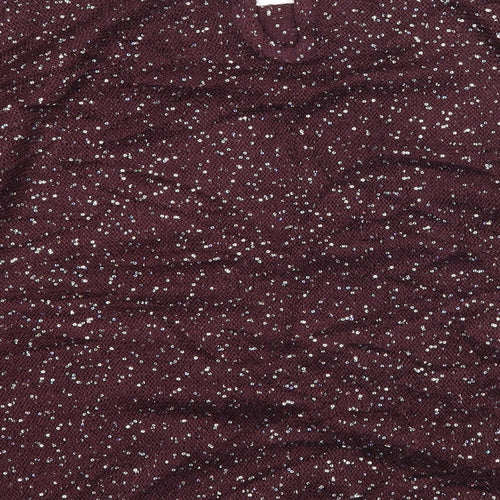 M&Co Womens Purple   Pullover Jumper Size 14