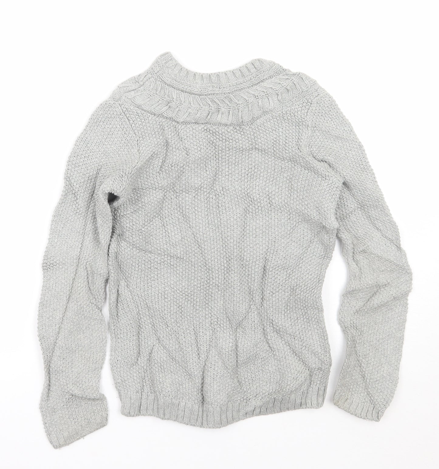 Gap Girls Grey   Pullover Jumper Size 8 Years