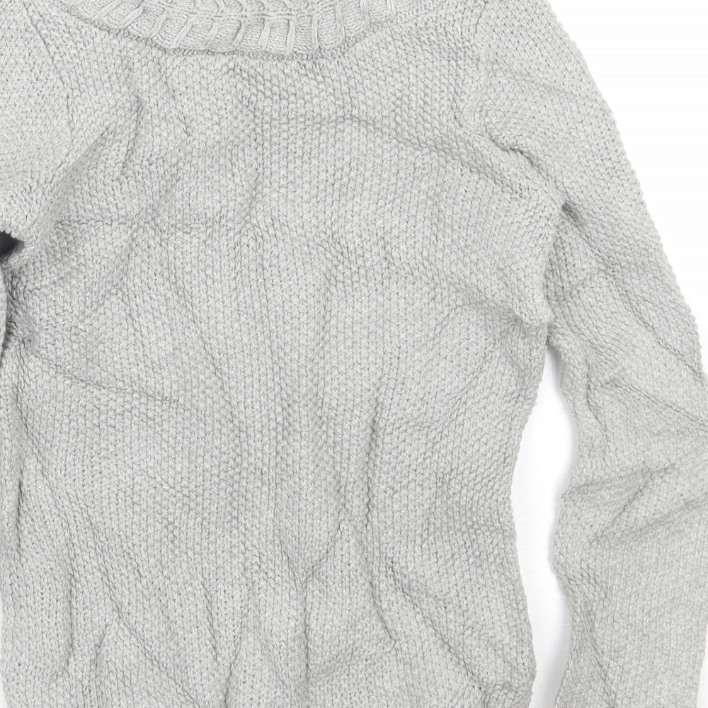 Gap Girls Grey   Pullover Jumper Size 8 Years
