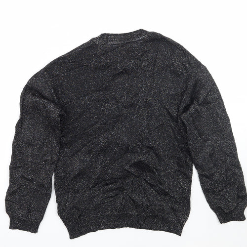 John Lewis Girls Black   Pullover Jumper Size 8 Years
