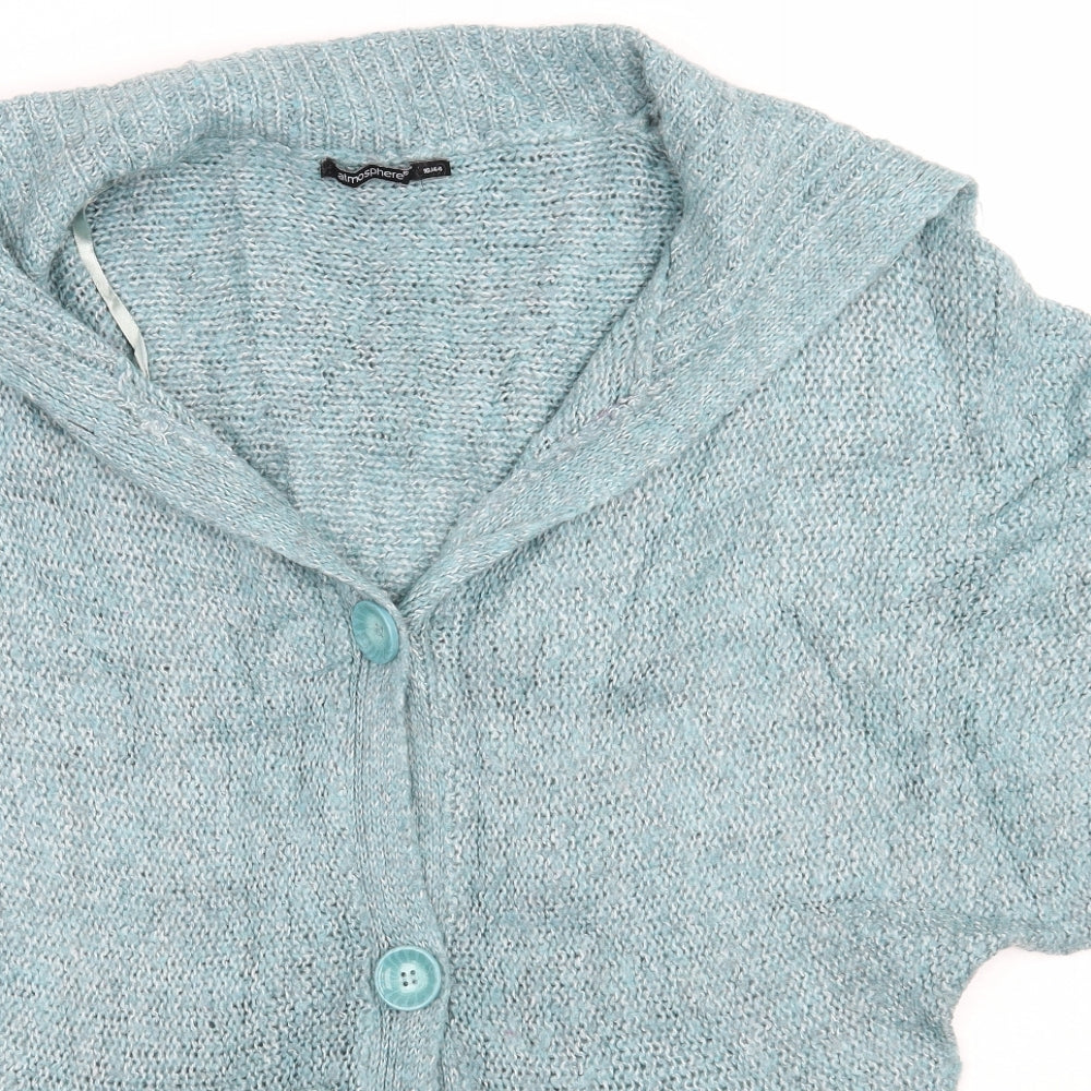 Primark Womens Green   Cardigan Jumper Size 16