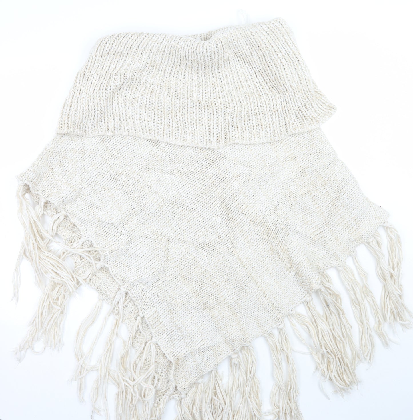 F&F Womens Beige   Jacket Poncho Size S