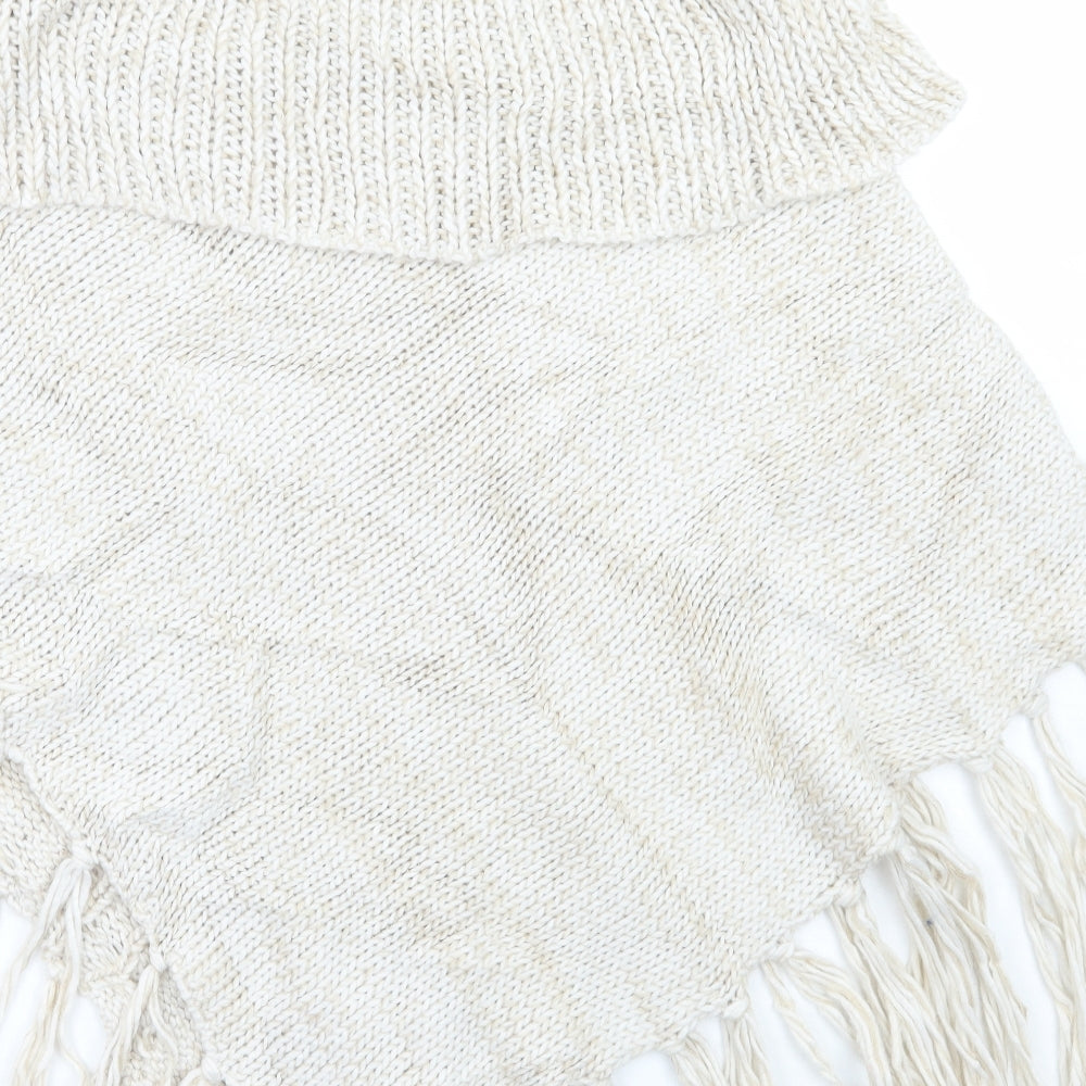 F&F Womens Beige   Jacket Poncho Size S