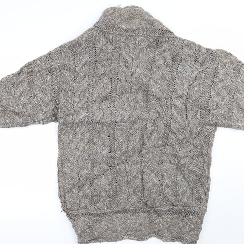 Marks and Spencer Womens Brown   Cardigan Jumper Size 12