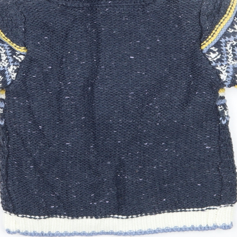 George Boys Blue   Cardigan Jumper Size 6-9 Months