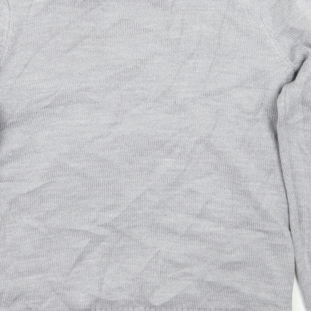 ESMARA Womens Grey   Pullover Jumper Size 10  - Christmas